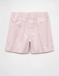 AMERICAN EAGLE MEN'S POPLIN POCKET BOXER SHORT | PINK