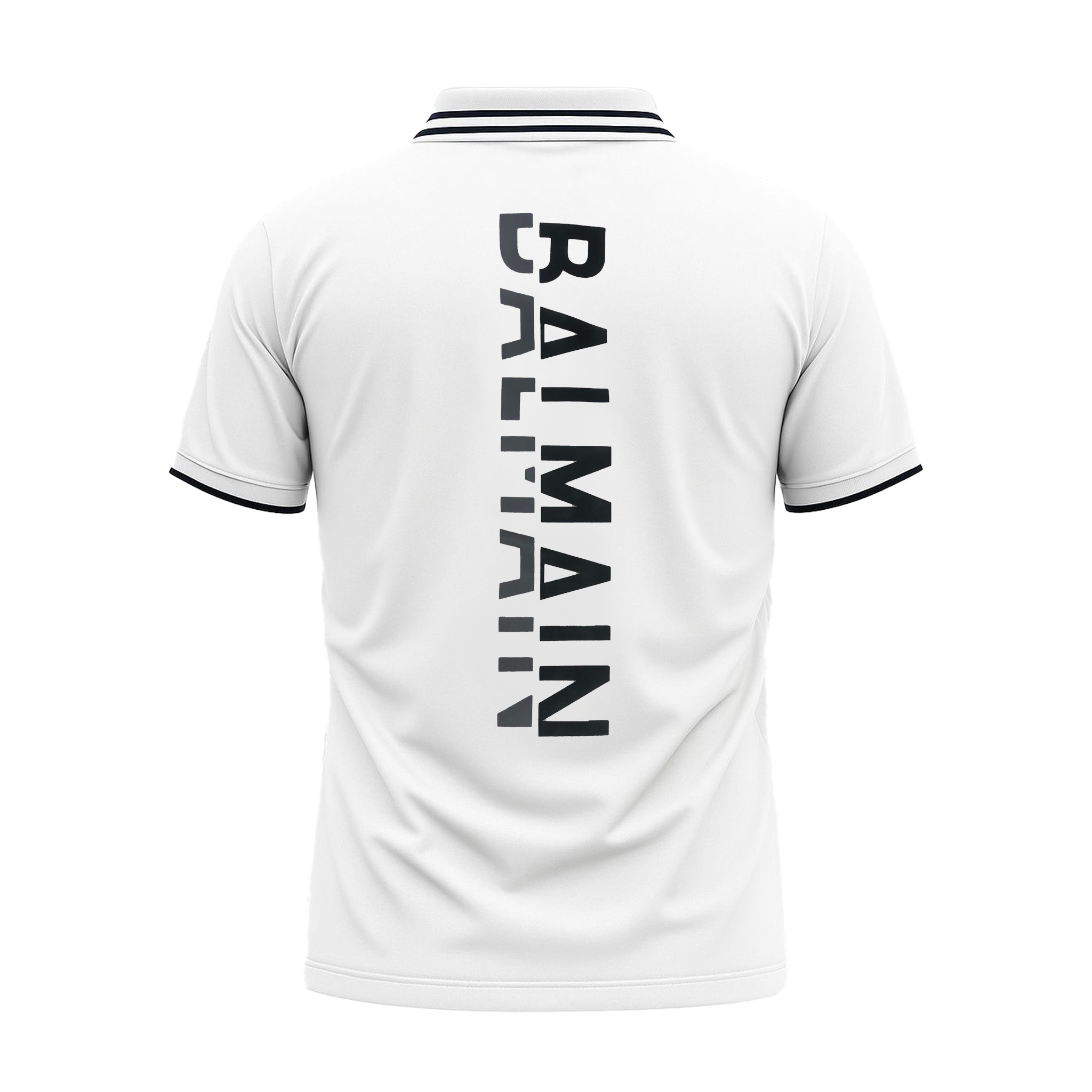 BALMAIN PREMIUM MEN'S  POLO SHIRT | WHITE