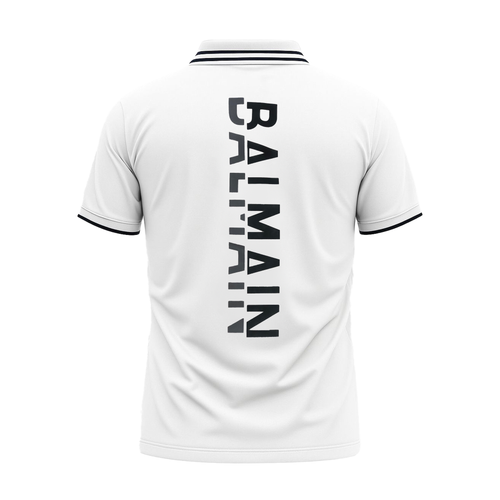 BALMAIN PREMIUM MEN'S  POLO SHIRT | WHITE