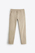 ZARA SKINNY FIT STRETCH MEN'S CHINO | BEIGE