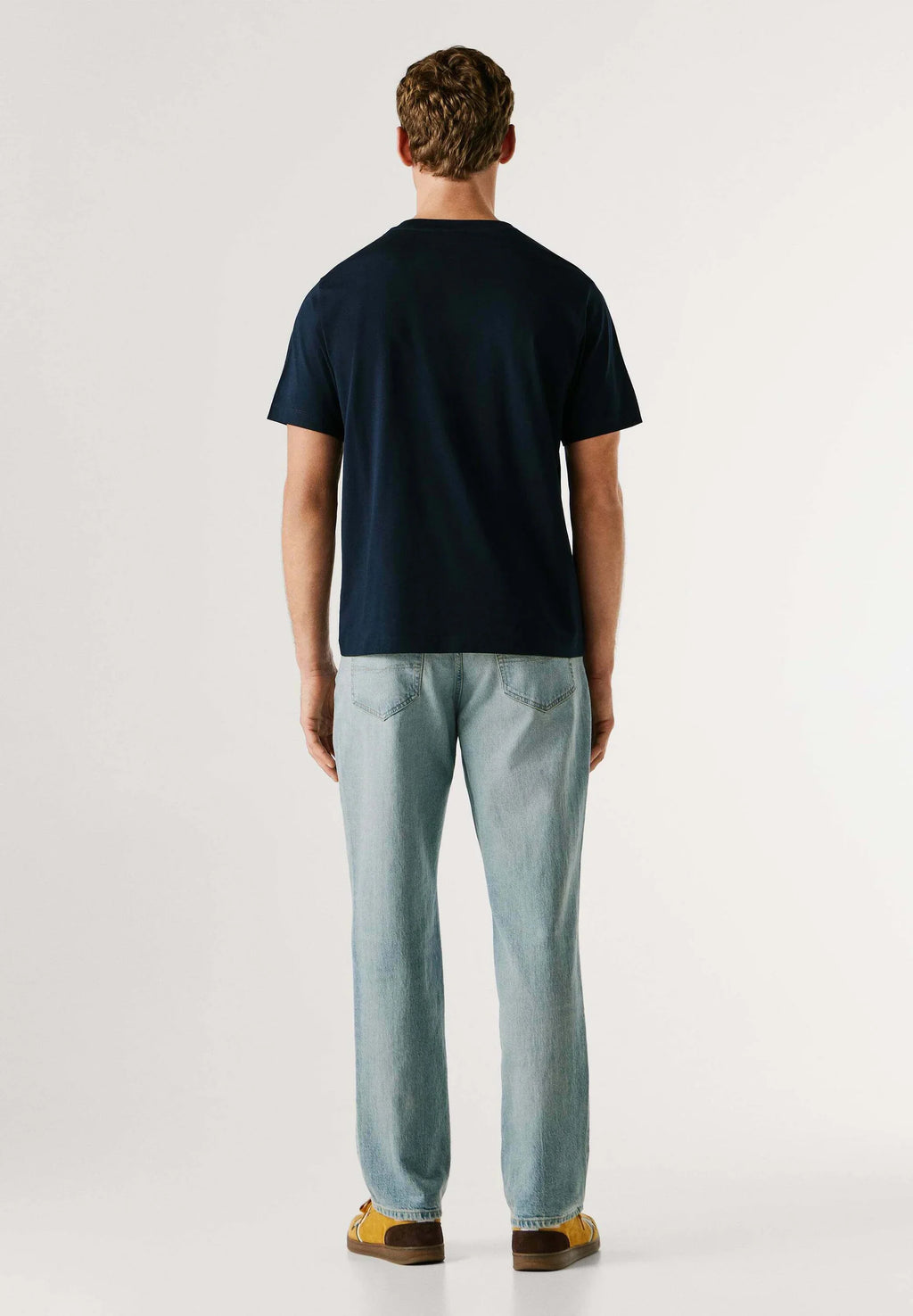 PEPE JEANS BASIC SUEN TEE WITH PRINTED LOGO | NAVY