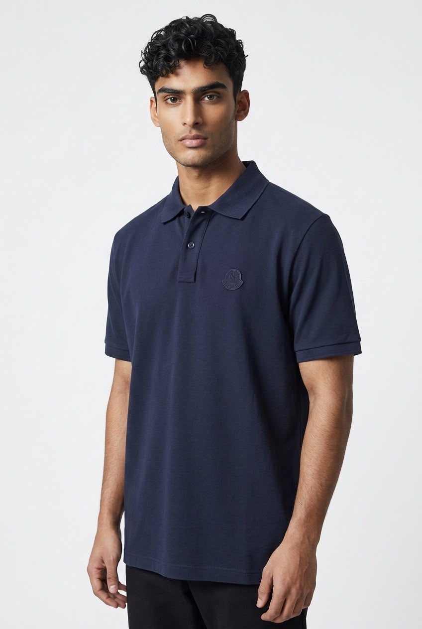 MONCLER - LUXE POLO SHIRT | NAVY