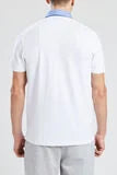 JULES Short Sleeve Oxford Collar Polo Shirt | White