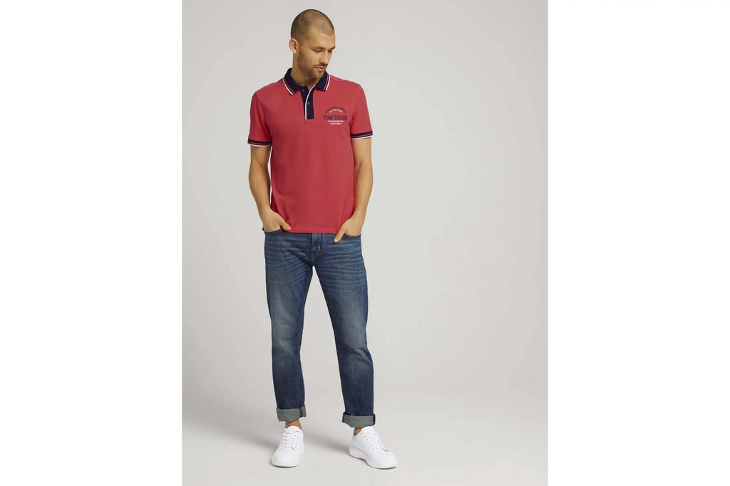 TOM TAILOR MEN'S POLO SHIRT | RED