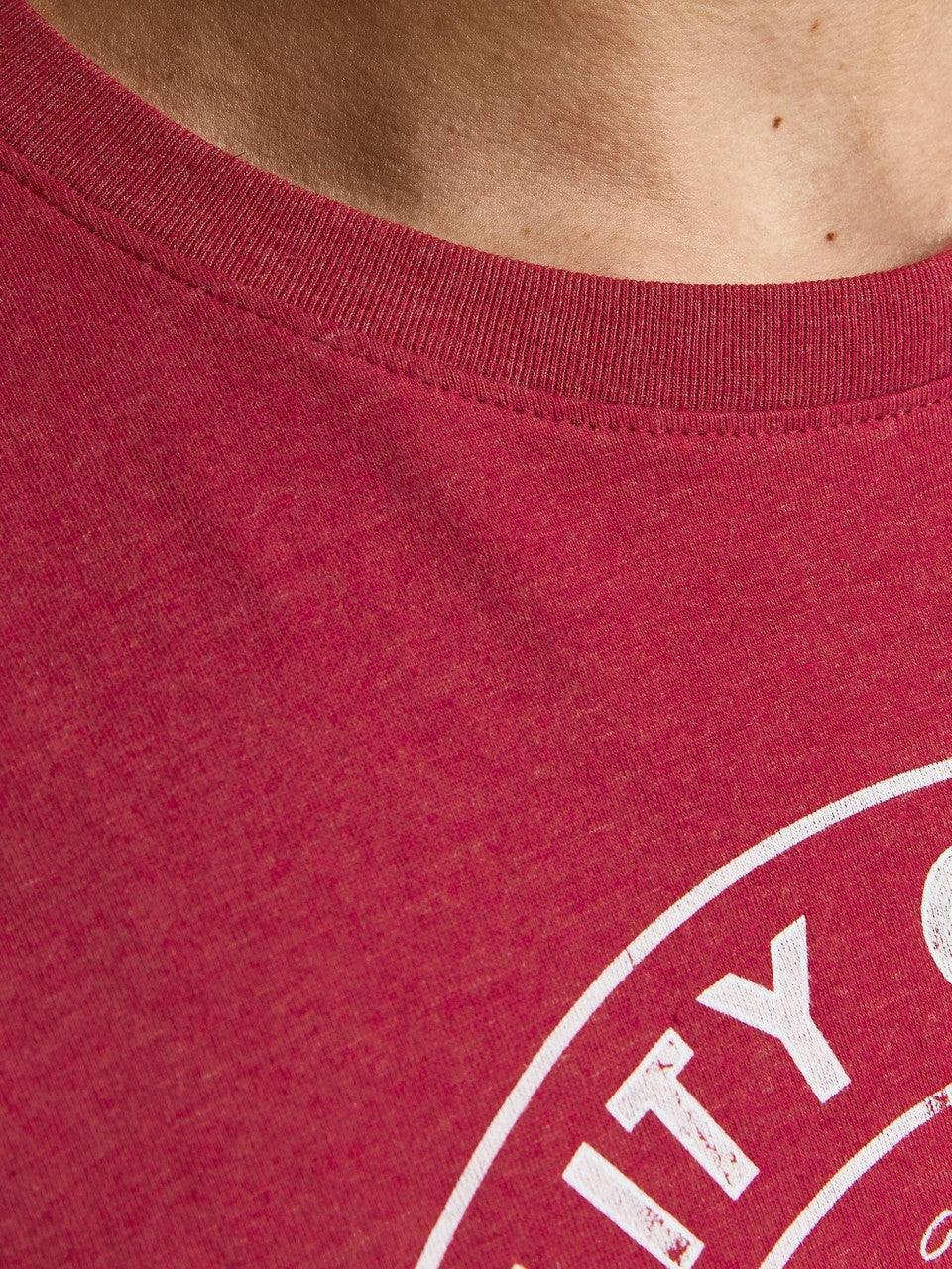 JACK & JONES PREMIUM REGULAR FIT T-SHIRT | RED