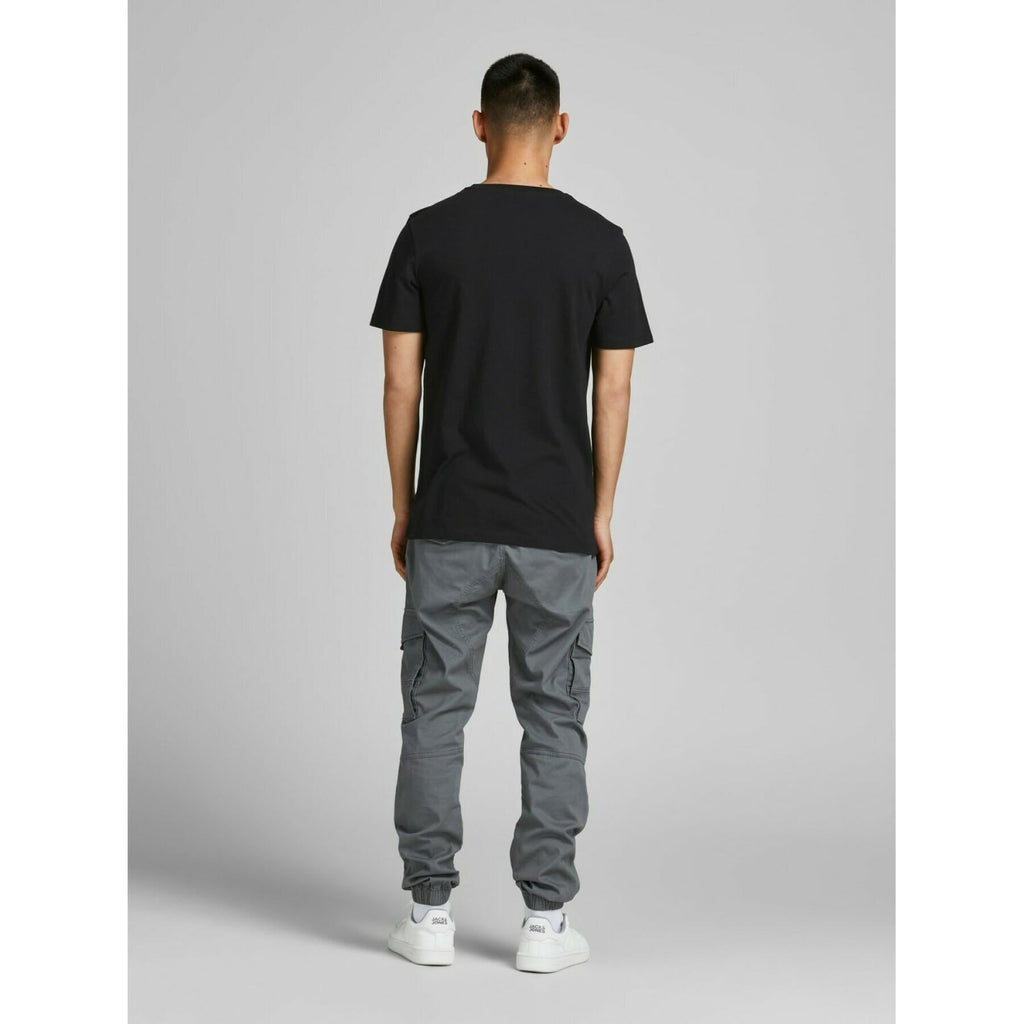 JACK & JONES HOMME LOGO NOIR  T-SHIRT | BLACK