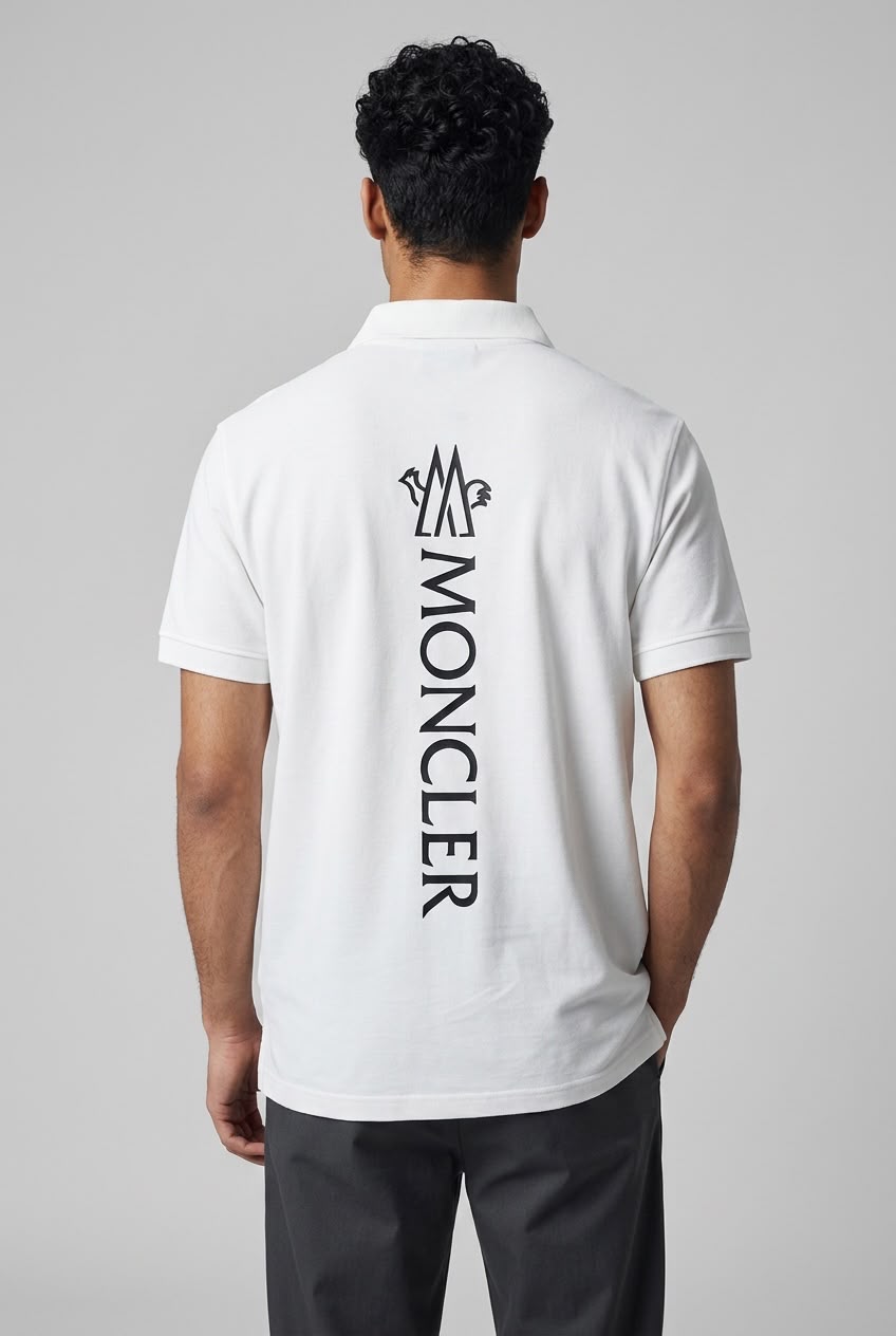 MONCLER - LUXE POLO SHIRT | WHITE