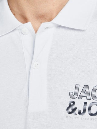JACK & JONES JCOFLOKI POLO SHIRT | WHITE