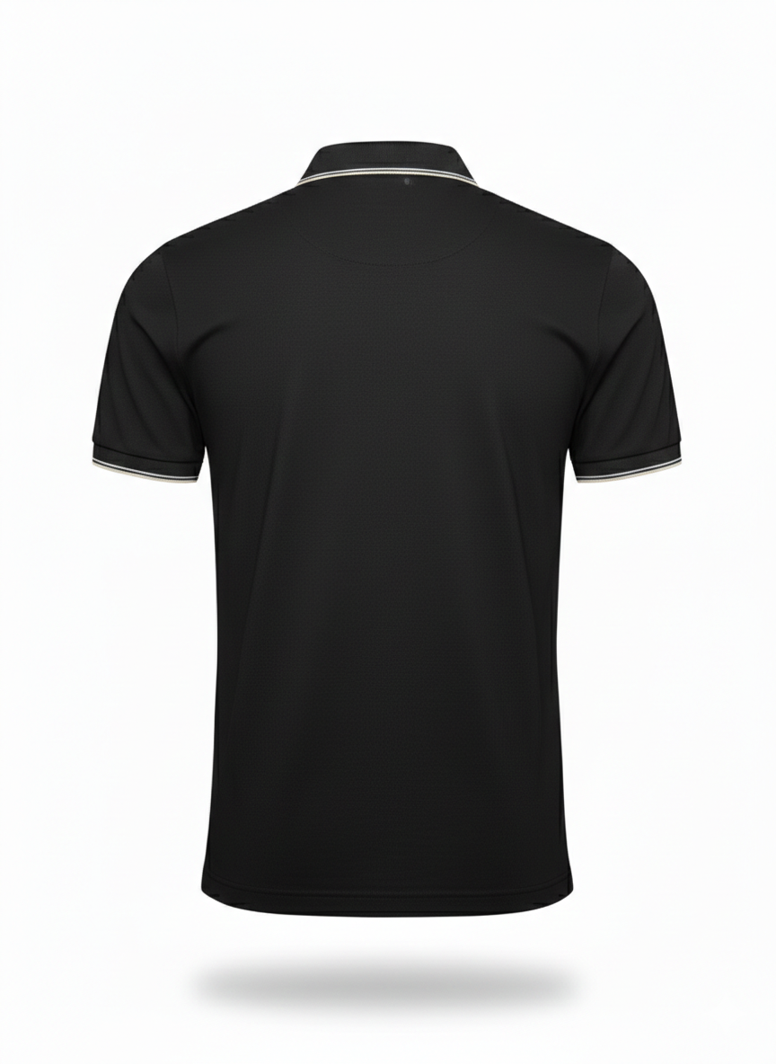 HUGO BOSS PAULE 4 PIQUE POLO SHIRT | BLACK
