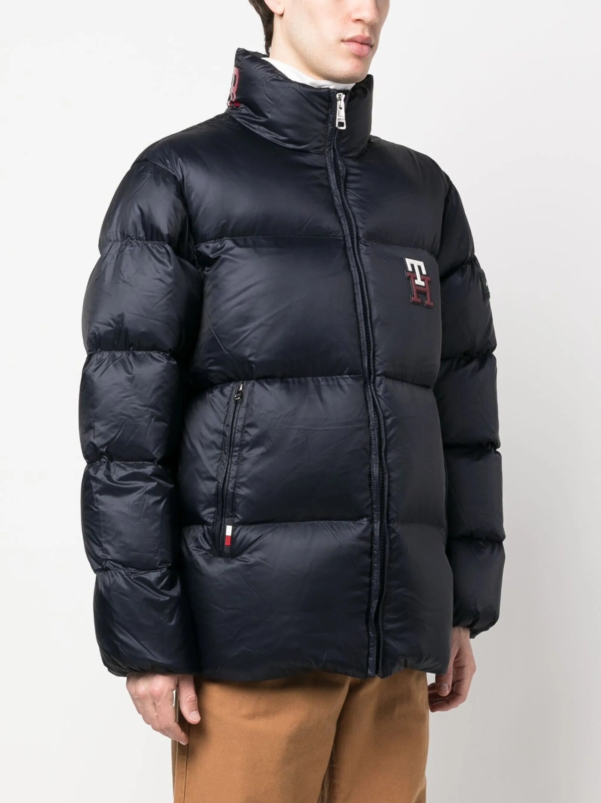 TOMMY HILFIGER MEN’S PREMIUM PUFFER JACKET | BATTLESHIP GREY