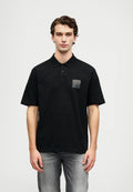 HUGO BOSS DUSPLITY POLO SHIRT | BLACK