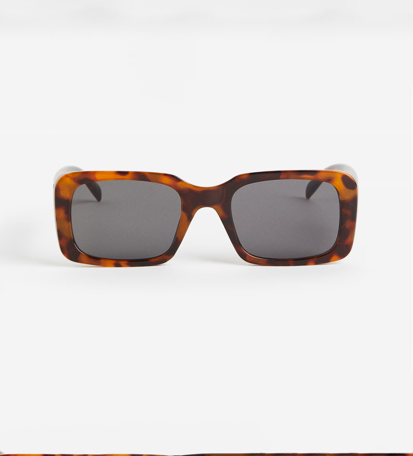 H&M RECTANGULAR SUNGLASSES | BROWN/TORTOISESHELL PATTERND