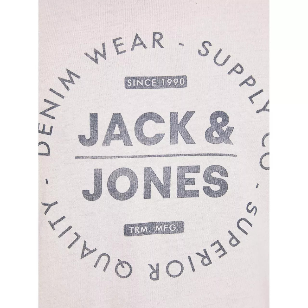 JACK & JONES MEN'S O-NECK T-SHIRT | WHITE