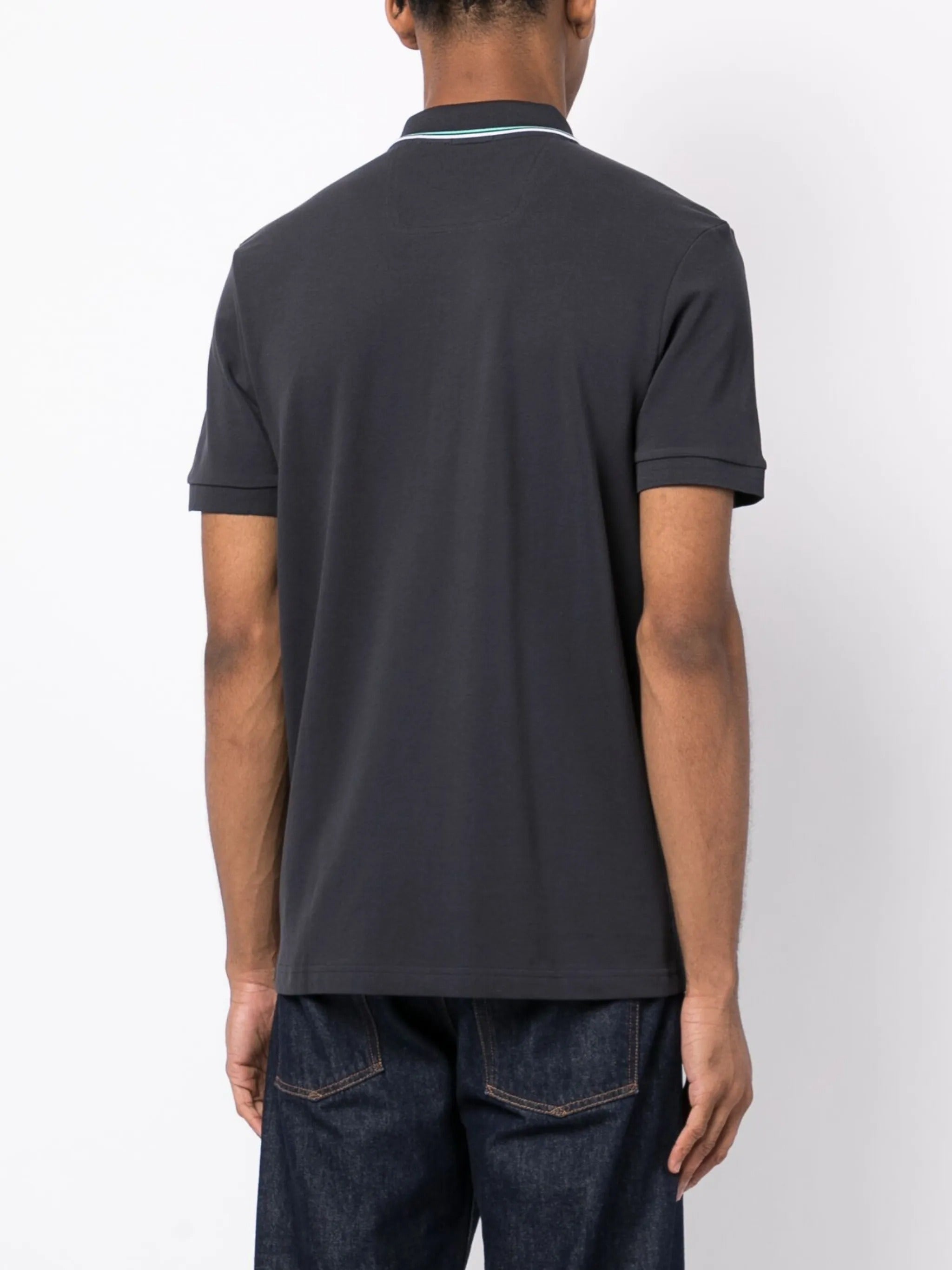 HUGO BOSS PAULE 4 PIQUE POLO SHIRT | BLACK