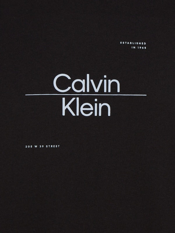 CALVIN KLEIN JEANS VARSITY LOGO T-SHIRT | BLACK