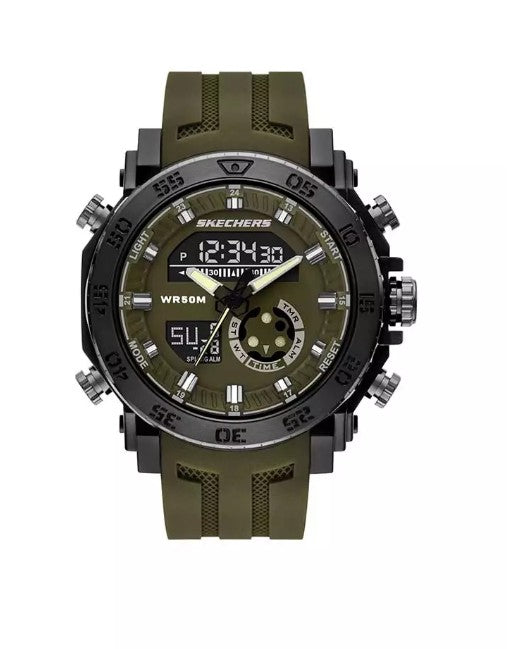 Skechers Mens Green Strap Watch