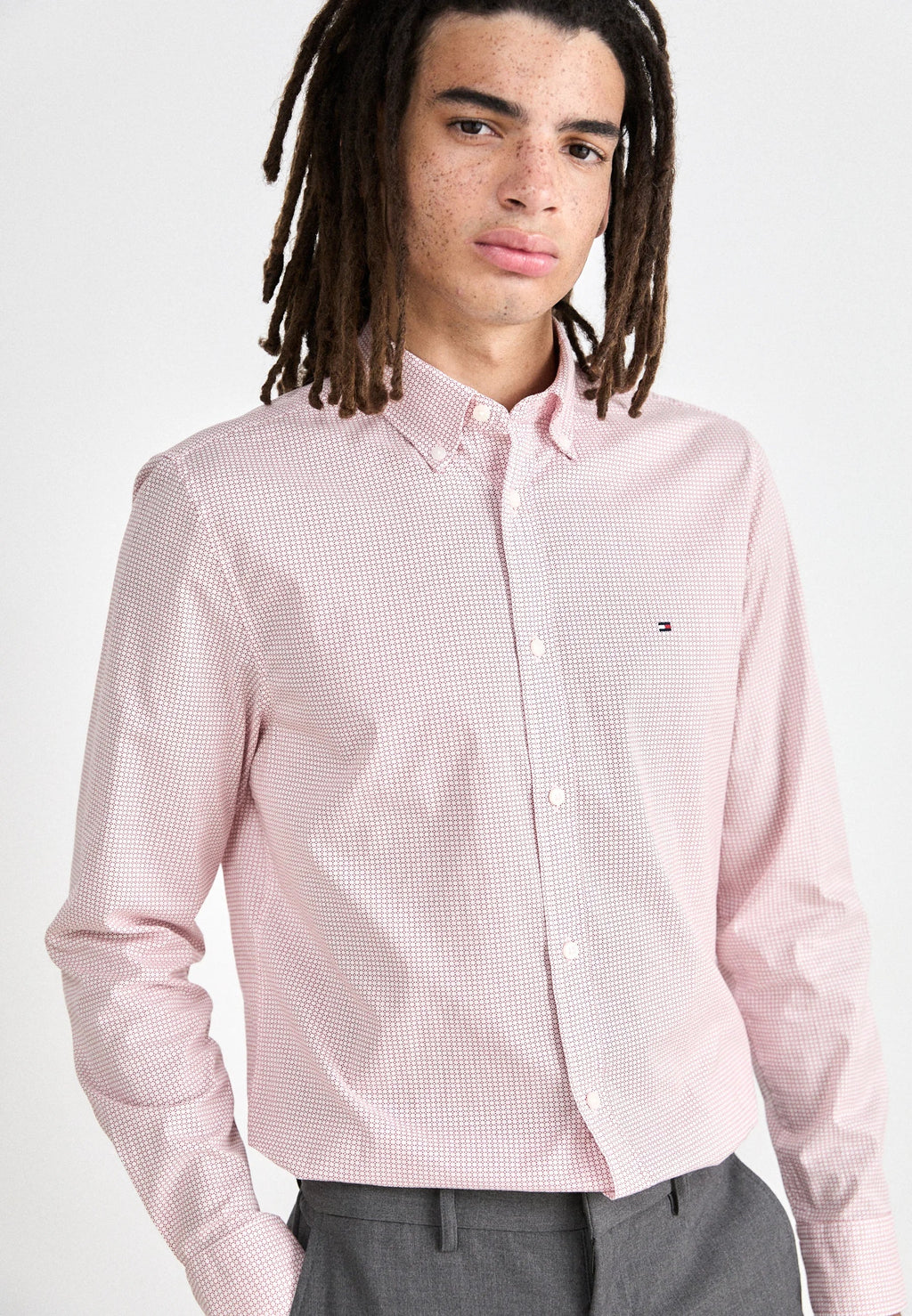 TOMMY HILFIGER - FLEX MICRO - SHIRT  | OPTIC WHITE
