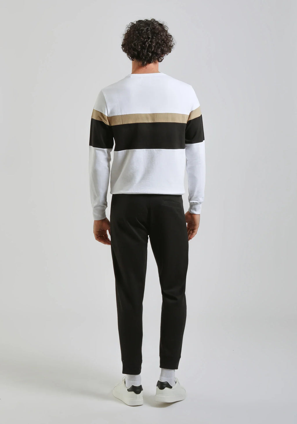 CLAYTON STREET CULTURE PLUSH JOGGER TROUSER | BLACK
