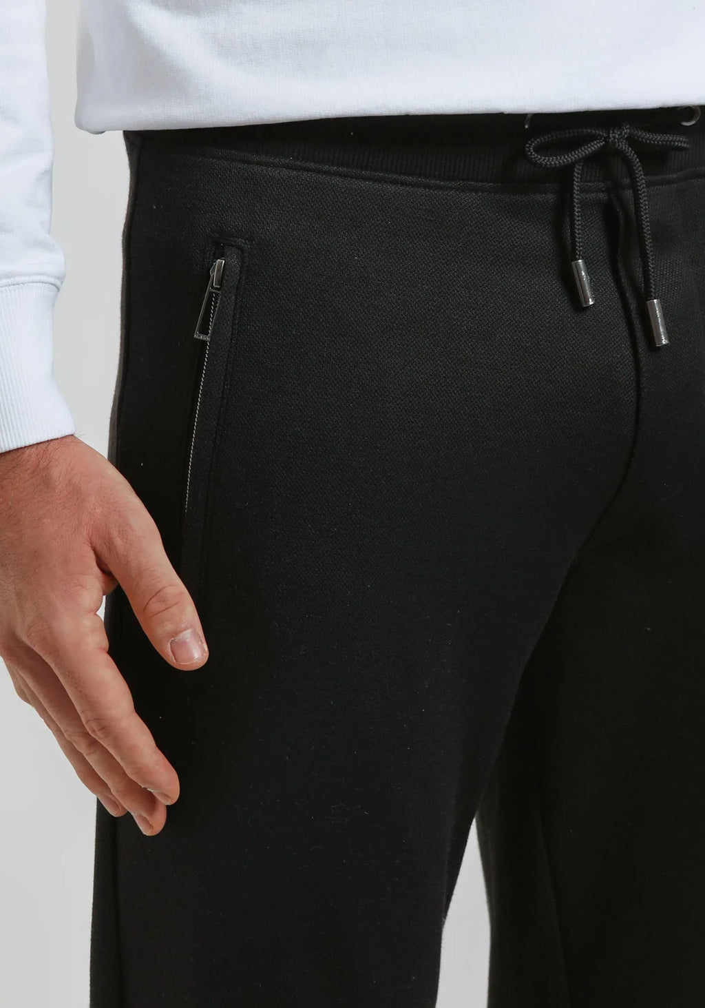 CLAYTON STREET CULTURE PLUSH JOGGER TROUSER | BLACK