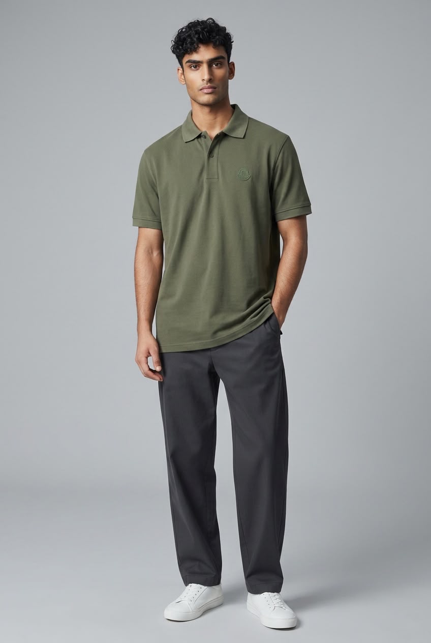 MONCLER - LUXE POLO SHIRT | GREEN
