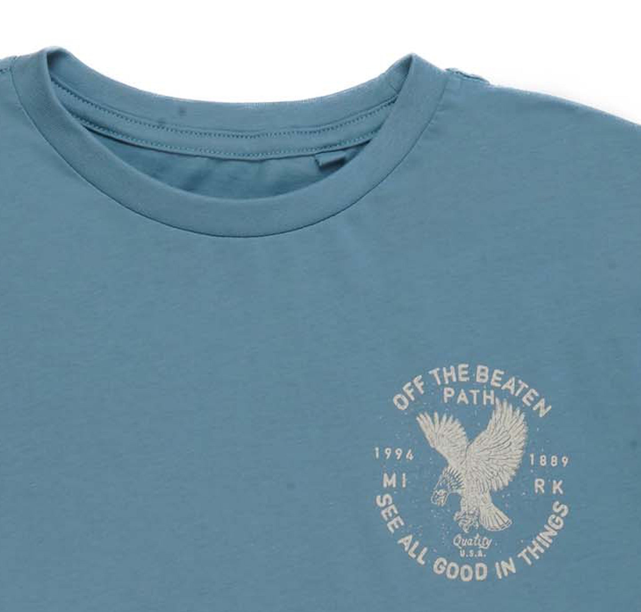 YOUTH-KIDS-CREW NECK-FLEXIBLE T SHIRT | LIGHT BLUE