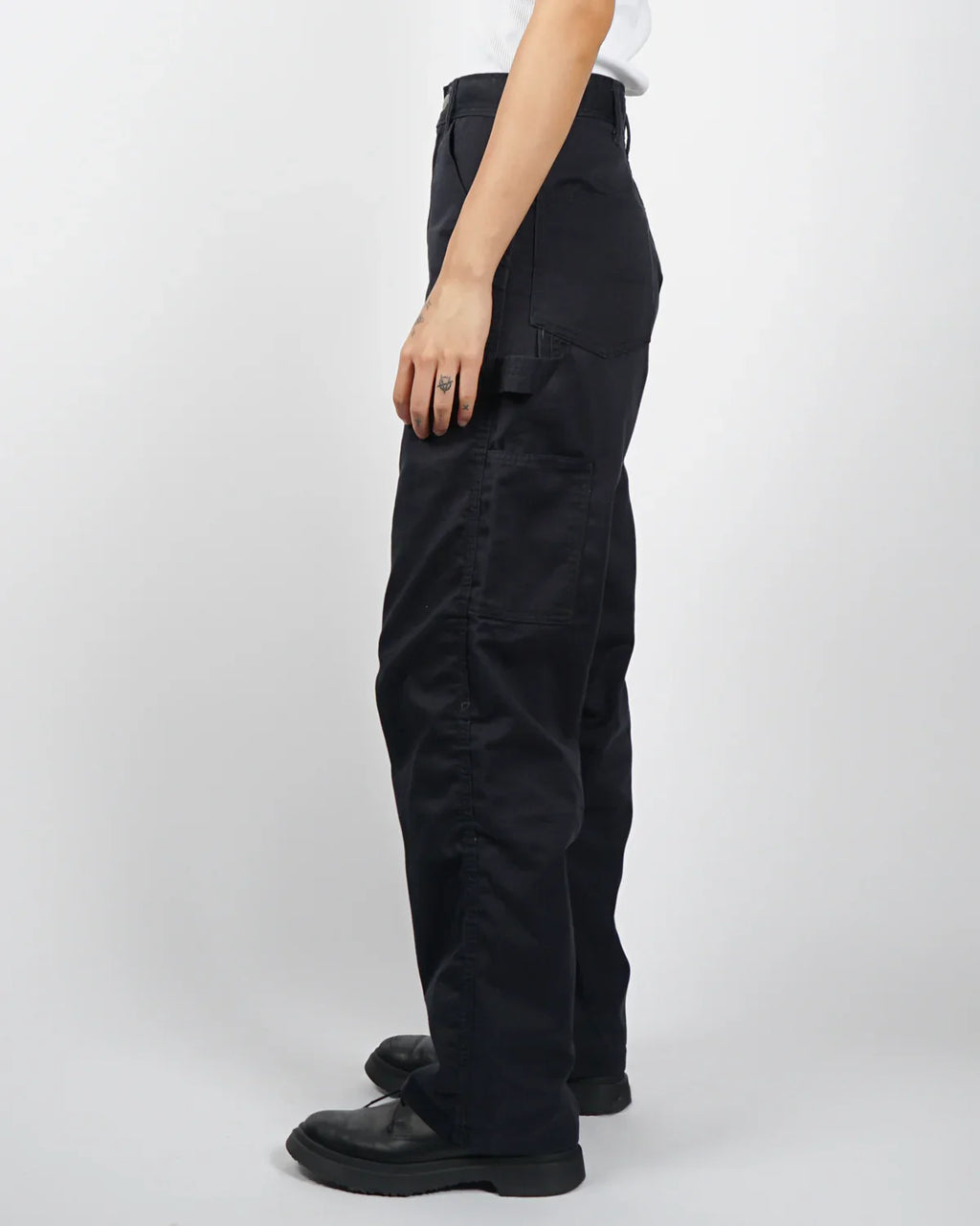 STANLEY FLEX MEN'S BLACK STRAIGHT FIT PANTS | BLACK