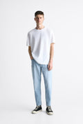 ZARA TAPERED SLIM JEANS MEN | SKY BLUE
