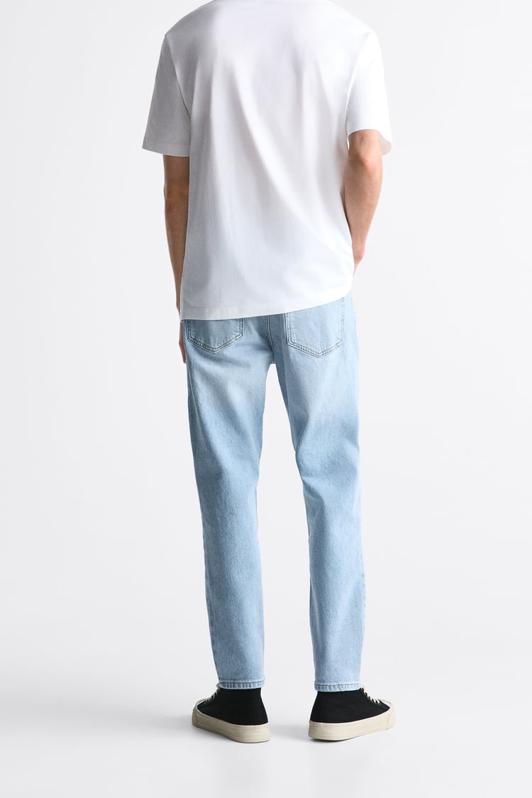 ZARA TAPERED SLIM JEANS MEN | SKY BLUE
