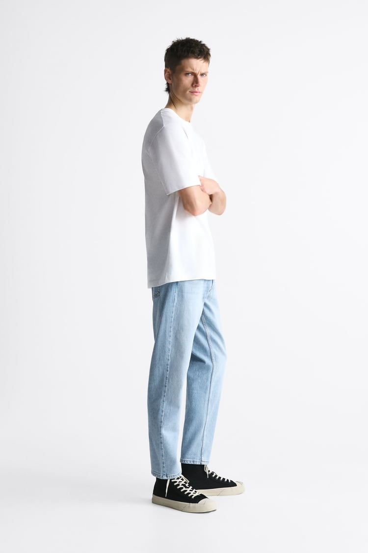 ZARA TAPERED SLIM JEANS MEN | SKY BLUE