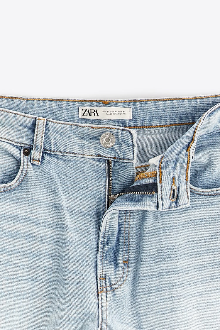 ZARA TAPERED SLIM JEANS MEN | SKY BLUE