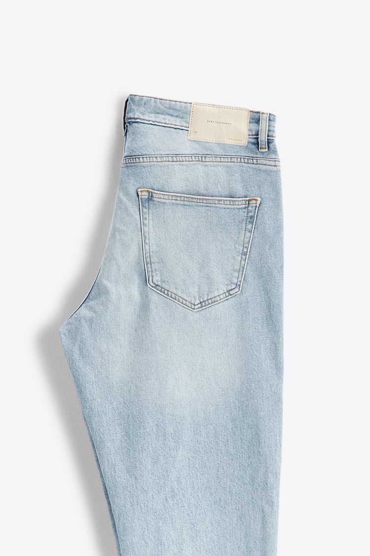 ZARA TAPERED SLIM JEANS MEN | SKY BLUE