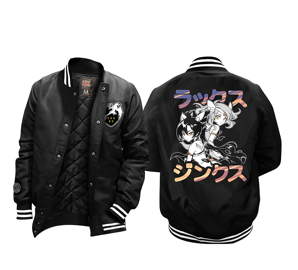 STAR GUARDIAN VARSITY JACKET MEN - WOMEN | BLACK