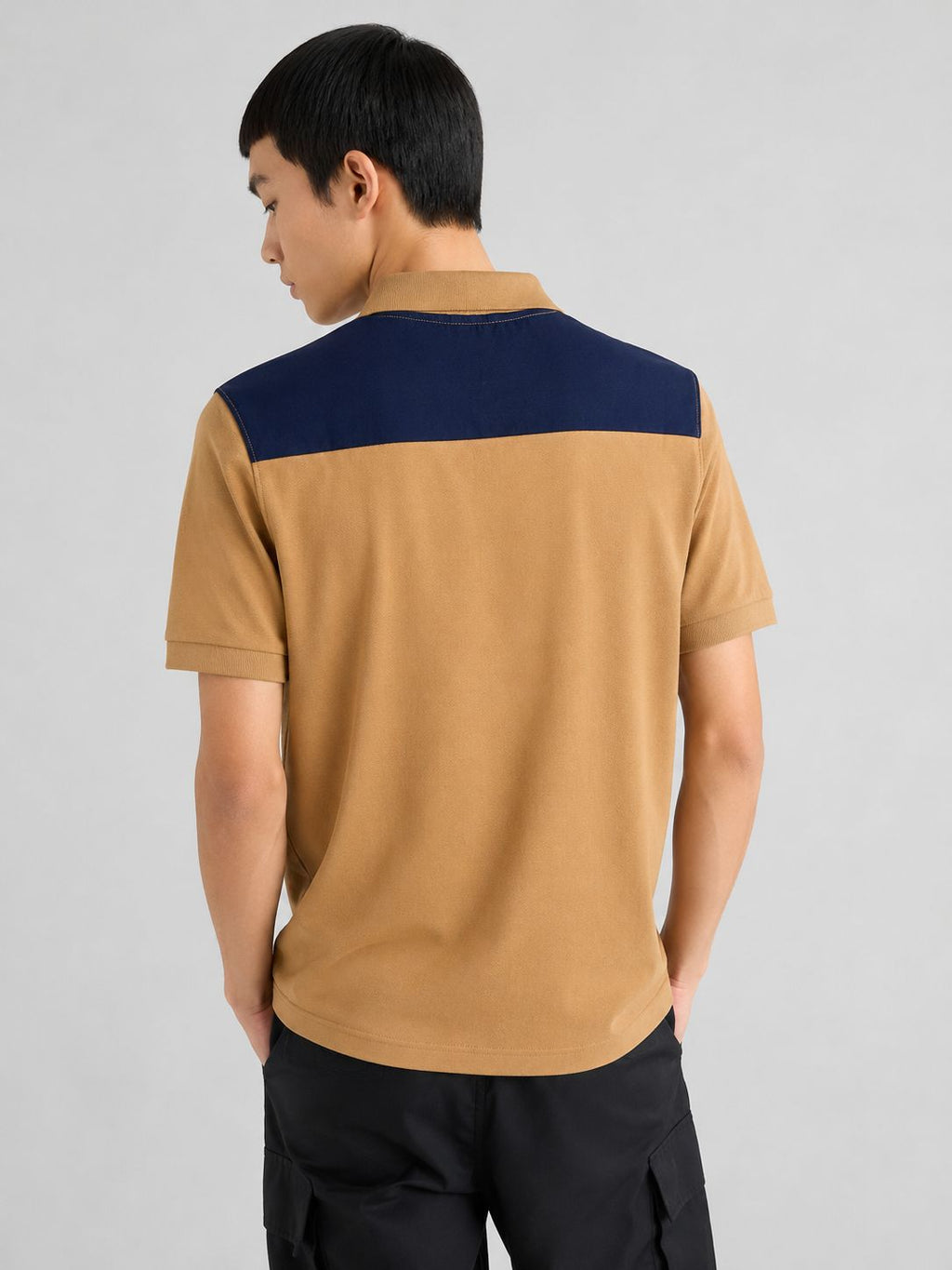 PRADA MEN'S POLO EMBROIDERY LOGO | GOLD
