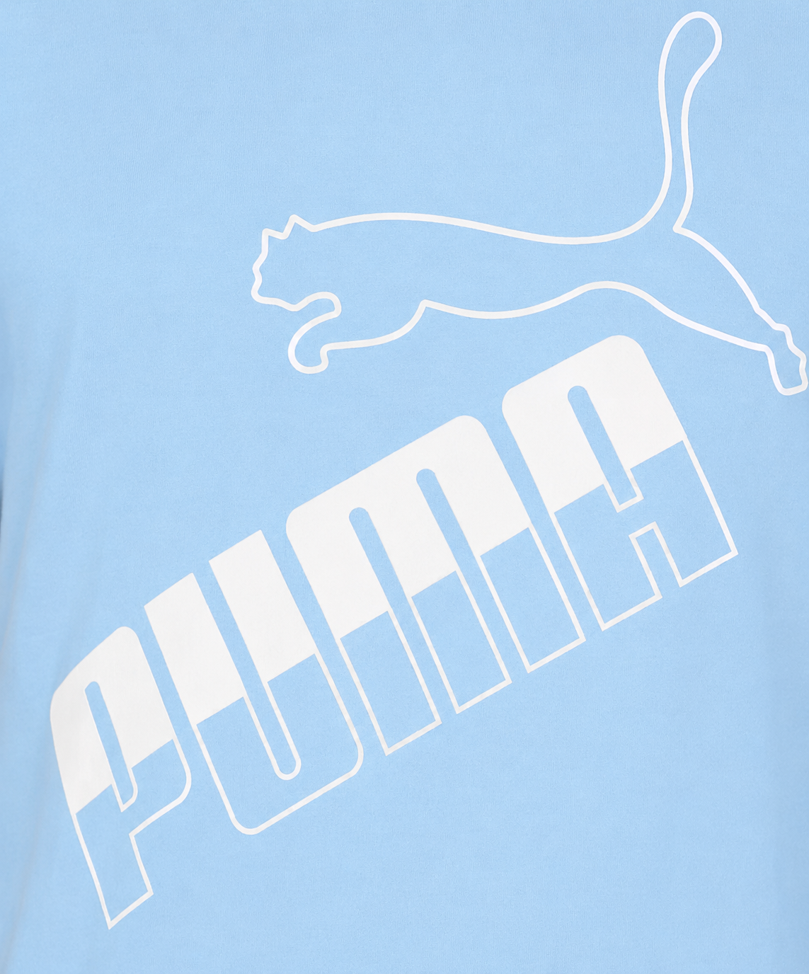PUMA LOGO MEN REGULAR FIT T-SHIRT | SKY BLUE
