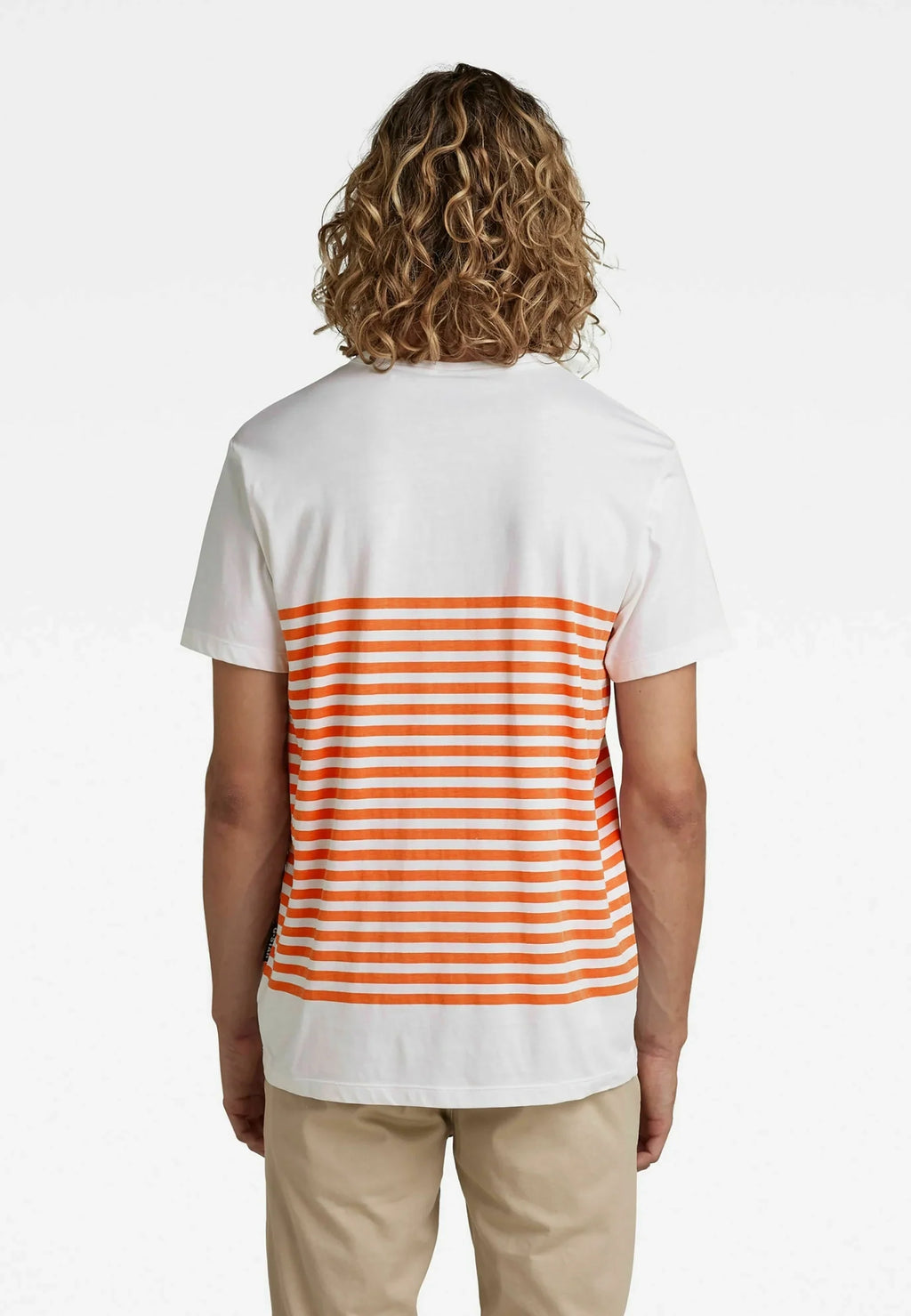 G-STAR RAW PRE-OWNED PRINT T-SHIRT ROUND NECK | WHITE