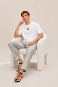 HERMES PARIS T-SHIRT LUXURY MERCERIZED COTTON | WHITE