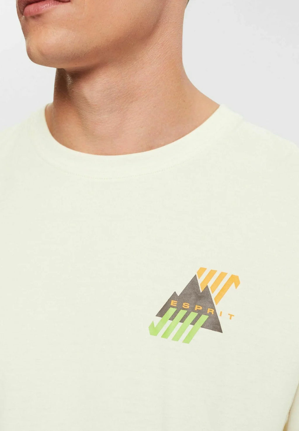 ESPRIT MEN T-SHIRT PRINT REGULER | ICE