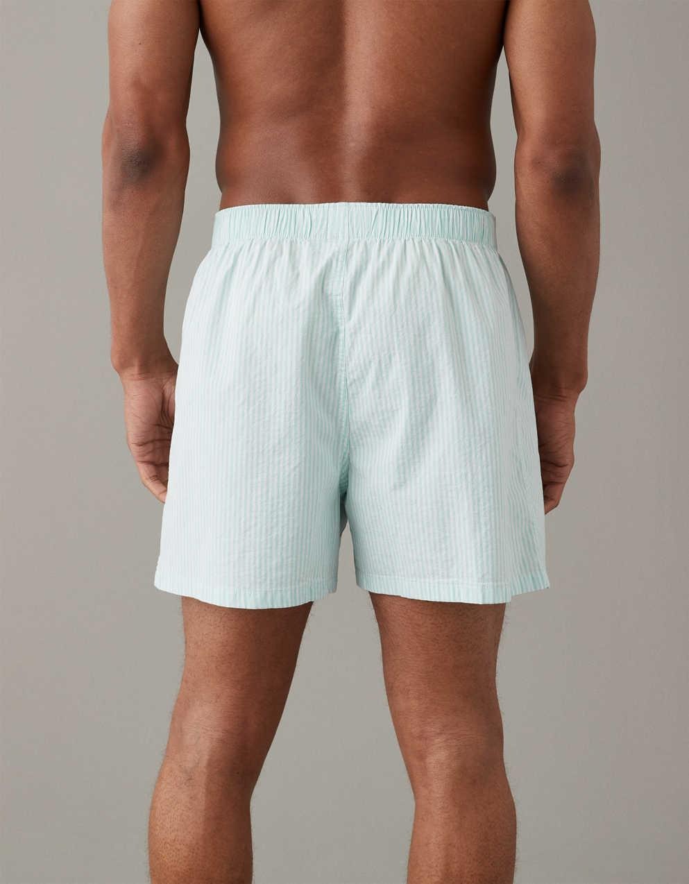 AMERICAN EAGLE MEN'S STRETCH BOXER SHORT | LIGHT GREEN