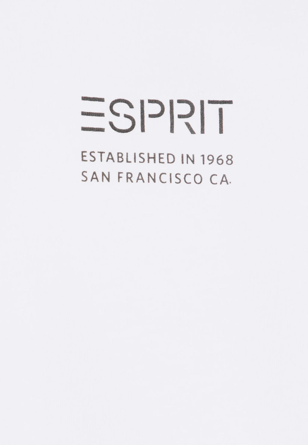 ESPRIT MEN T-SHIRT LOGO PRINT T-SHIRT REGULER | NYANZA