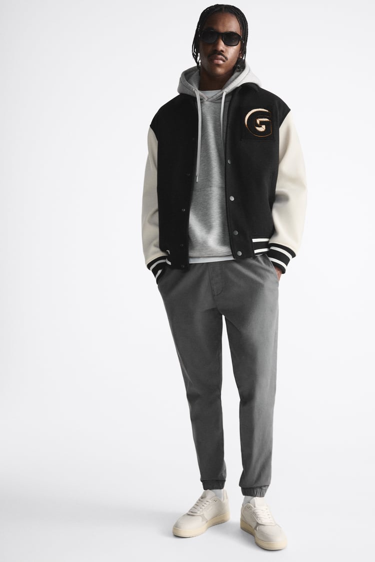 ZARA-SLIM FIT JOGGER PANTS | MID GRAY