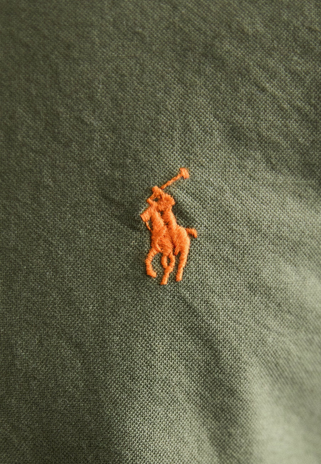 POLO RALPH LAUREN SLIM FIT OXFORD SHIRT | OLIVE GREEN