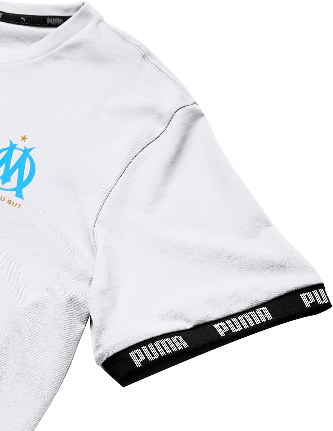 PUMA OLYMPIQUE DE MARSEILLE GRAPHIC FTBL T-SHIRT | WHITE