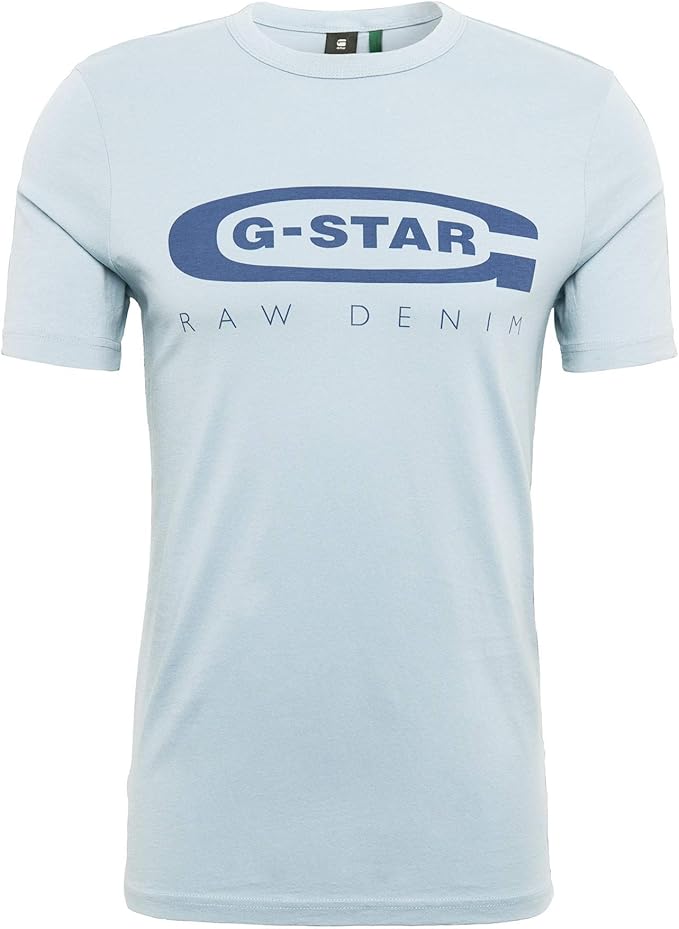 G-STAR RAW T-SHIRT ROUND NECK | SKY BLUE