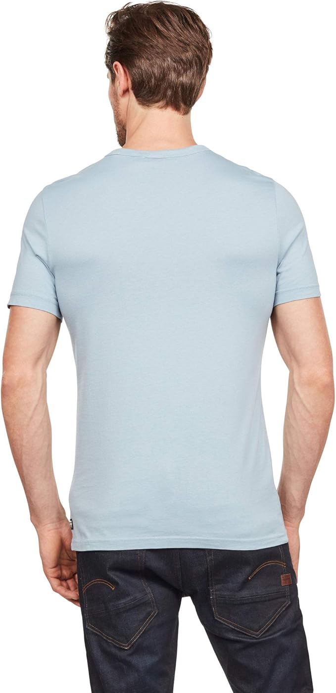 G-STAR RAW T-SHIRT ROUND NECK | SKY BLUE
