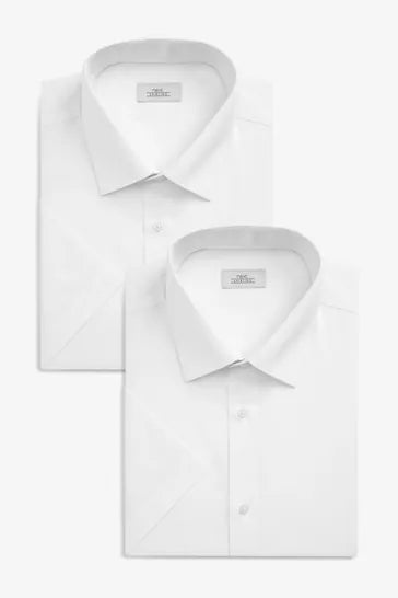 NEXT ESAY CARE SHIRT REGULAR FIT | WHITE