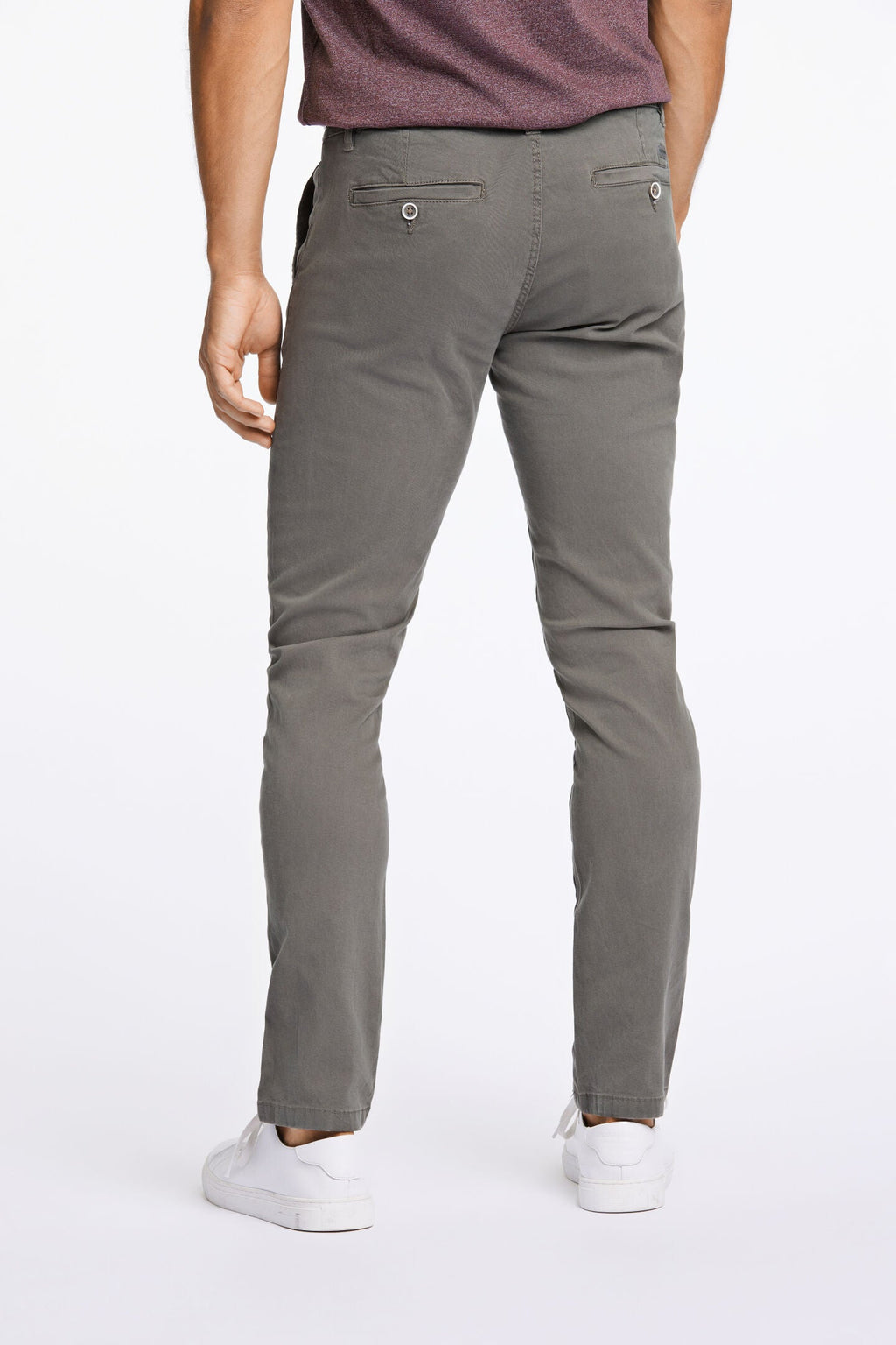 J.LIND - CLASSIC MEN CHINOS | DK ARMY / GREEN