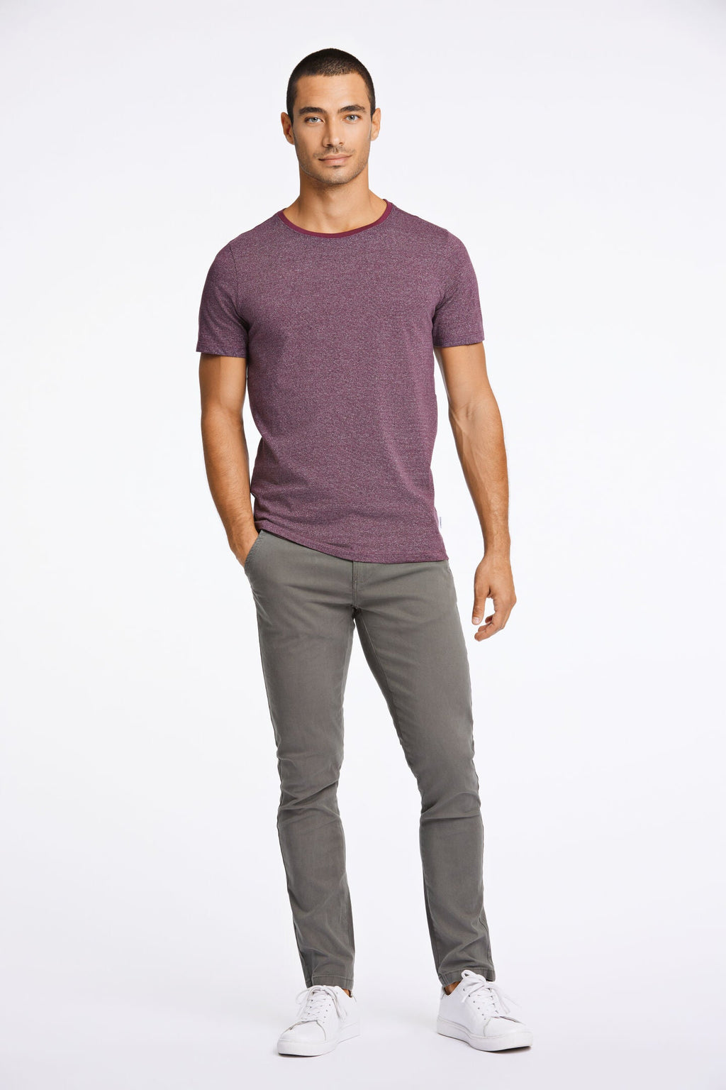J.LIND - CLASSIC MEN CHINOS | DK ARMY / GREEN