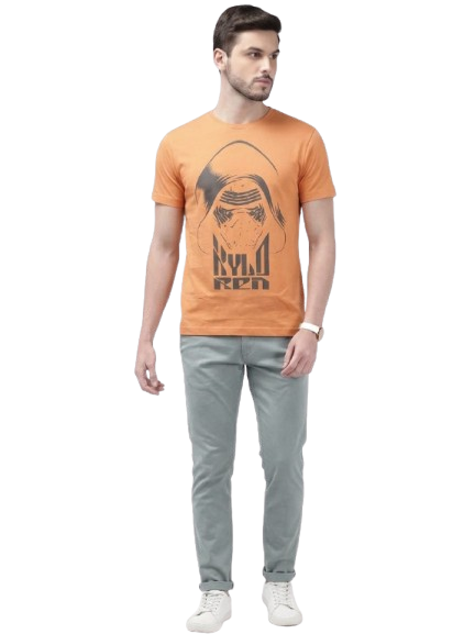 OUTFITTERS KYLO REN STAR WARS GRAPHIC T-SHIRT | ORANGE
