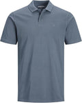 JACK & JONES PLAIN POLO SHIRT | LIGHT GRAY