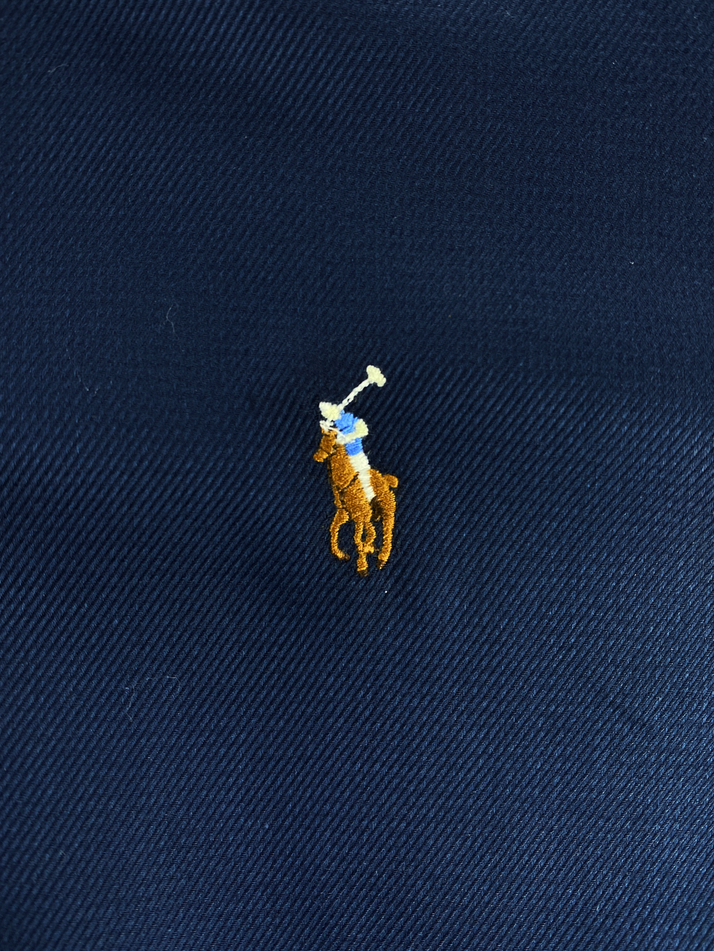 RALPH LAUREN MEN'S PREMIUM OXFORD SHIRT | NAVY BLUE